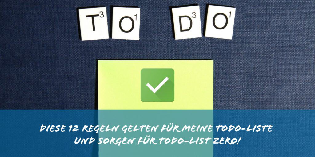 Todo-Liste Regeln